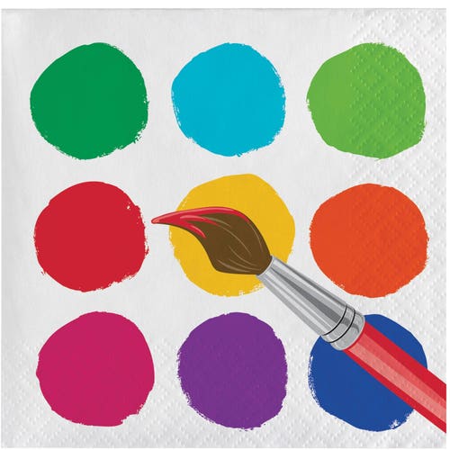 Paint Brush Cupcake Toppers Paint Party Cupcake Toppers Art Etsy Finland