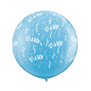 It&#39;s a Boy Balloon - Baby Shower Decorations, Gender Reveal Balloons,  Boy Baby Shower, Shower Decorations, Blue Shower Supplies