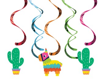 Fiesta Decorations - Fiesta Party Decorations, Cinco de Mayo Decorations, Fiesta Birthday, Cactus Party, Bachelorette Party, Shower Decor