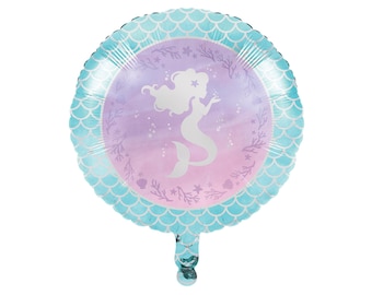 Mermaid Balloon - Mermaid Party Decoration, Mermaid Birthday Decorations, Mermaid Baby Shower, Mermaid Party Supplies, Mermaid Decorations