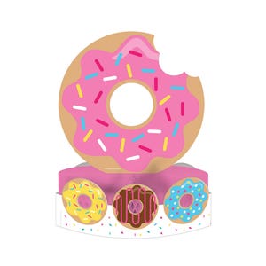 Donut Centerpiece - Donut Party Decor, Donut Birthday Party Supplies, Donut Decorations, Sprinkle Party Decorations, Cupcake Party Supplies