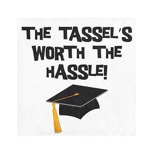 Graduation Napkins - Funny Graduation, Cocktail Napkins, Grad Party Ideas, High School Graduation, Graduation 2025, Graduation Party Napkins
