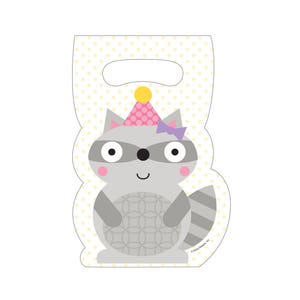 Woodland Favors - Woodland Party Favor Bags, Woodland Animals Birthday Party, Birthday Favors, Raccoon Birthday, Woodland Baby Shower Favors