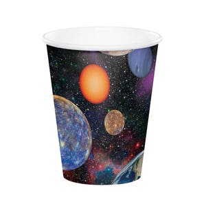 Bicchieri per feste spaziali - Bicchieri galassia, compleanno spaziale, bicchieri bomboniere, articoli per feste astronauti, festa dei pianeti, festa della scienza, decollo, bicchieri di carta