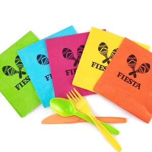 Fiesta Napkins - Fiesta Party, Fiesta Birthday, Fiesta Bachelorette, Fiesta Party Supplies, Fiesta Decorations, Party Napkins