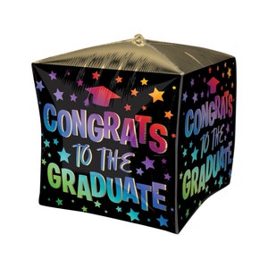 Graduation Party Balloon - Rainbow Graduation Party, Class of 2025, Grad Party Decor, Graduation Party Decorations, Graduation Decorations