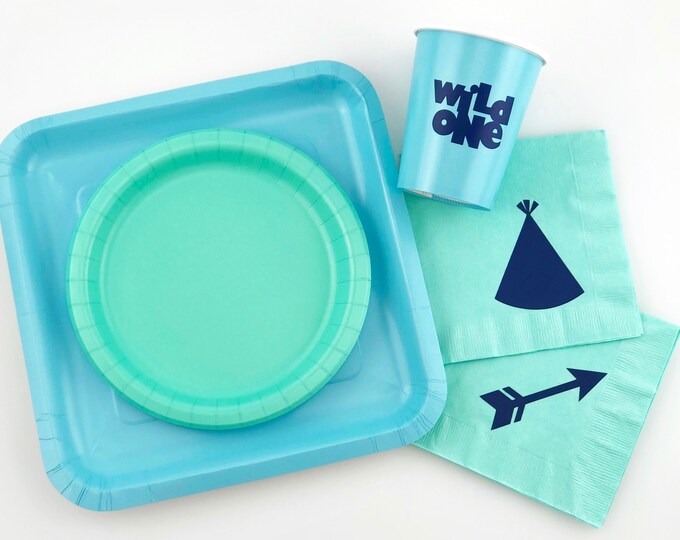 Wild One Party Set Wild One Birthday, Wild One Paper Plates, Cups