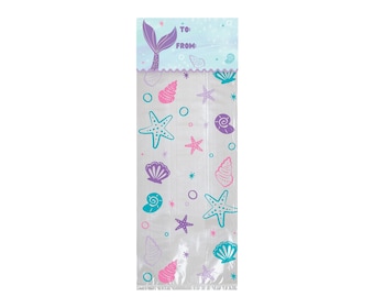20 Mermaid Party Bags - Mermaid Party Favors, Favor Bags, Mermaid Birthday Decorations, Mermaid Birthday Favors, Mermaid Party Supplies
