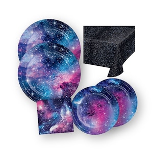 Galaxy Party Pack - Space Birthday, Space Party Decorations, Galaxy Baby Shower, Galaxy Birthday, Space Party Supplies, Outer Space Birthday
