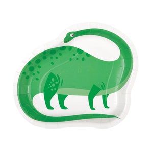 Dinosaur Shaped Cake Plates - Dinosaur Party Plates, Dinosaur Birthday Decorations, Dinosaur Party Supplies, Dinosaur Birthday Plates
