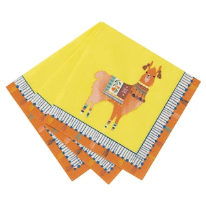 Llama Napkins - Llama Baby Shower, Llama Party Supplies, Llama Birthday, Llama Party Decor, Alpaca Party, Boho Party, Llama Party Napkins