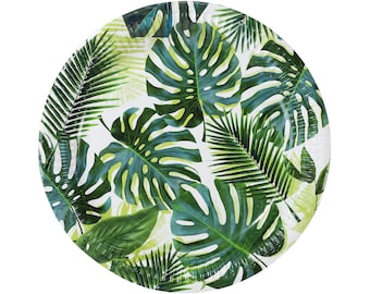 Palm Leaf Plates - Tropical Party, Tropical Bachelorette, Hawaiian Luau, Tropical Birthday, Tropical Baby Shower, Tropical Fiesta Party