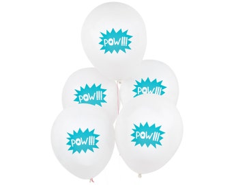 Globos de superhéroes: decoraciones de cumpleaños de superhéroes, decoraciones de baby shower de superhéroes, decoraciones de fiesta de superhéroes, globos de cumpleaños