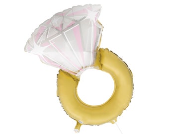 Wedding Ring Balloon - Bridal Shower Decor, Engagement Ring Balloon, She Said Yes, Wedding Shower Decorations, Bachelorette Party Balloon