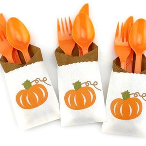 Pumpkin Hand Painted Pottery Utensil Holder - Made in the USA -  , LLC