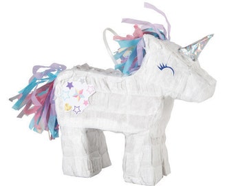 Mini Unicorn Piñata - Unicorn Party, Unicorn Birthday, Unicorn Party Favors, Unicorn Party Decorations, Unicorn Favors, Unicorn Centerpiece