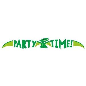 5 &#39;Dinosaurier Banner - Dinosaurier Party Banner, Dinosaurier Geburtstagsdekoration, Dino Party, Dinosaurier Geburtstag, Geburtstagsbanner, Dino Papierbanner