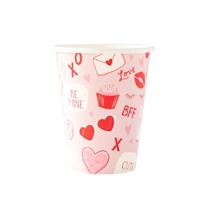 Bicchieri di San Valentino - Articoli per feste di San Valentino, Festa di San Valentino per adolescenti, Decorazioni per feste di San Valentino, Festa di San Valentino, Festa XOXO