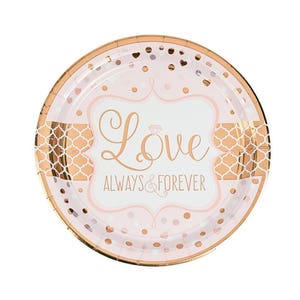 10.5" Bridal Shower Plates - Bachelorette Party Plates - Wedding Plates - Bachelorette Party Supplies - Engagement Party Decorations - Ideas