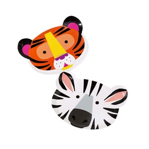 Safari Tier Teller - Safari Babyparty, Dschungelparty, Safari Party, erster Geburtstag, Zootier, Partytier, Party Teller