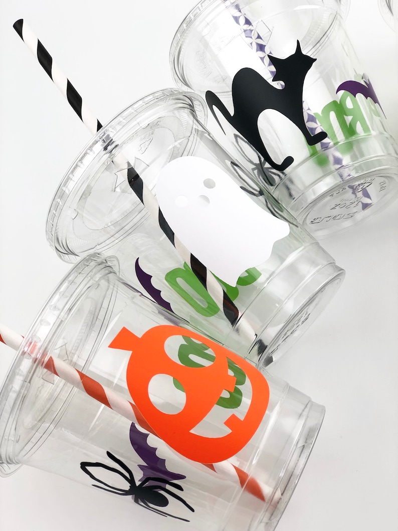 Halloween Party Cups Halloween Party Decorations Halloween Etsy