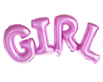 Girl Balloon - Baby Shower Decorations Girl, Baby Girl Shower, Baby Girl Balloon, Gender Reveal, Pink Girl Balloon, Balloon Decorations Baby