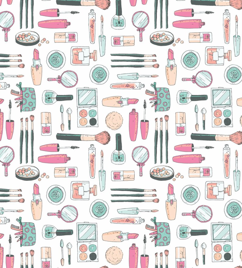 Makeup Birthday Gift Makeup Wrapping Paper Makeup Party Girls Spa Party Gift Wrap for Girls Spa Party Decorations Mothers Day Gift