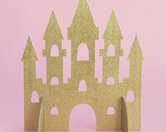 Princess Party Castle Centerpiece - Birthday Party Decorations, Royal Princess Birthday, Fairytale Party, Baby Shower, Table Decorations