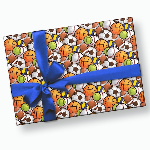 Sports Gift Wrap Sports Gifts for Boys, Gift for Men, Gift for