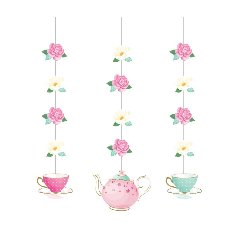 tea party baby shower decorations