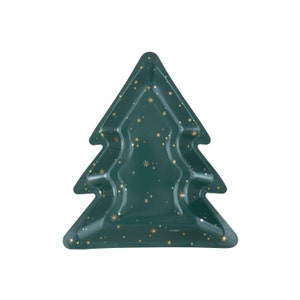 Tree Shaped Plates - Holiday Party Plates, Christmas Party Decorations, Christmas Tree Plates, Holiday Party Supplies, Christmas Plates