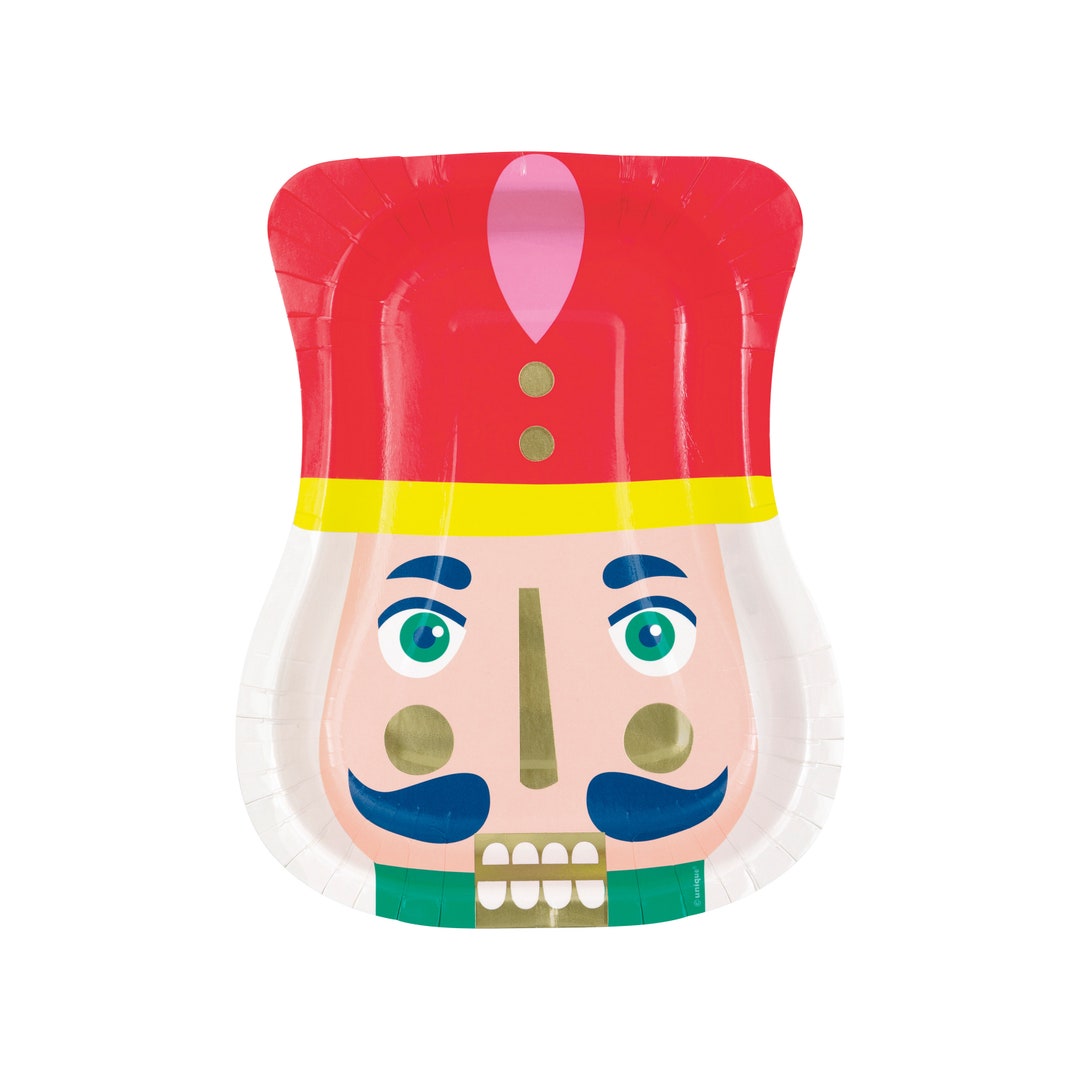 Nutcracker Party Plates Holiday Party Decorations, Nutcracker Christmas