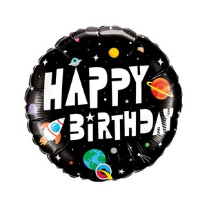 Space Birthday Balloon - Space Balloon, Astronaut Balloon, Space Party, Astronaut Party, Astronaut Birthday, Birthday Decorations