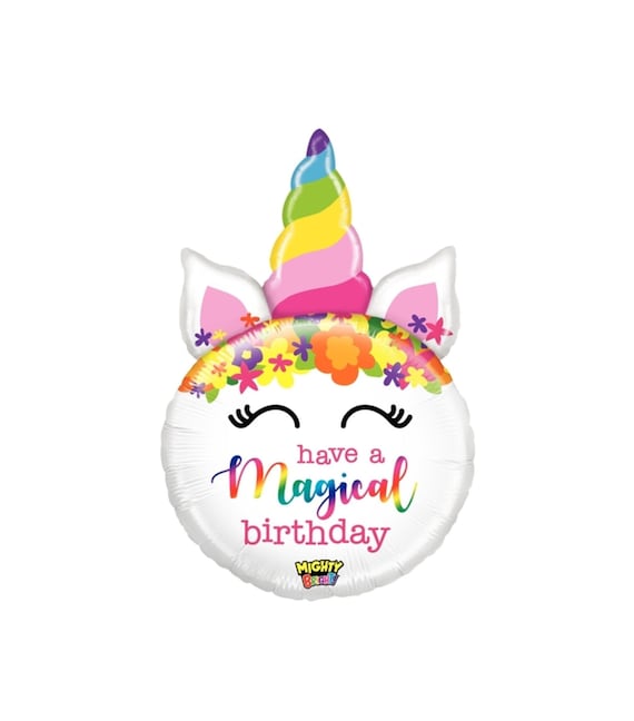 Unicorn Birthday Party Balloon Unicorn Party Decorations Etsy