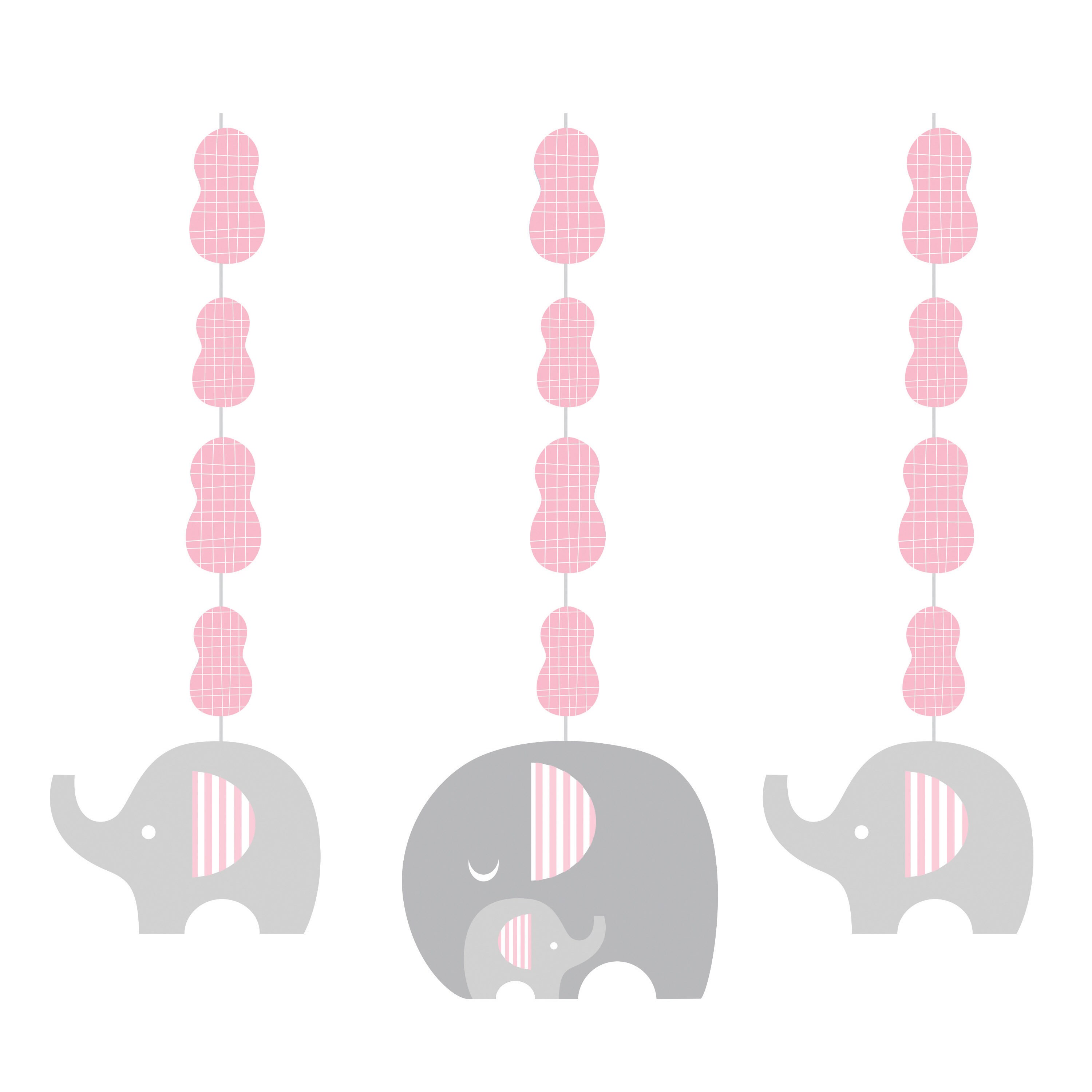 Elephant Decorations Pink Elephant Baby Shower Baby Shower Etsy