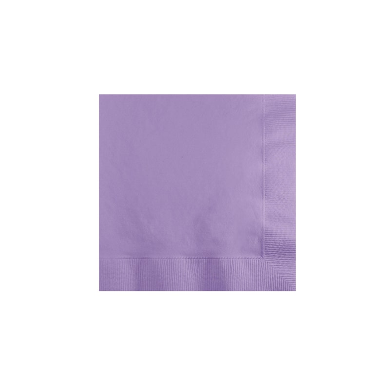 Lavender Napkins Beverage Napkins Cocktail Napkins Party Etsy