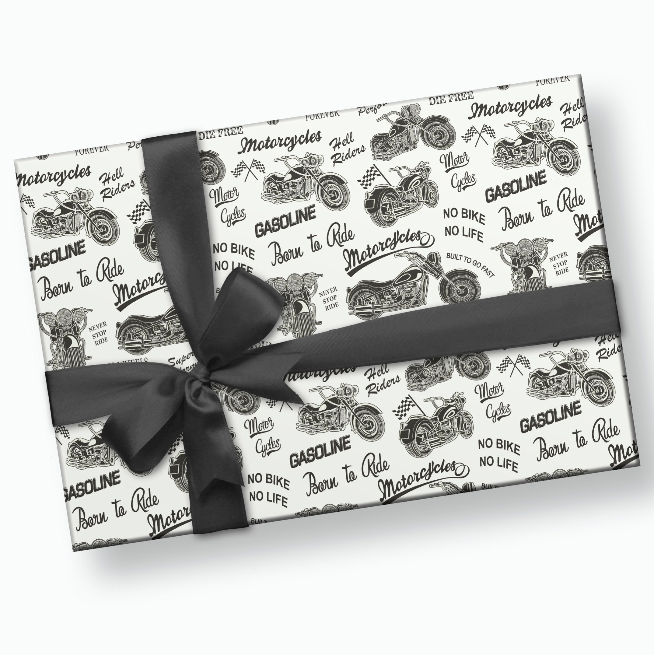 Whiskey and Bourbon Wrapping Paper Roll, Alcohol Gift Wrap
