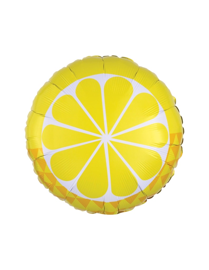 Lemon Balloon Lemon Party Decorations Fruit Party Citrus Etsy