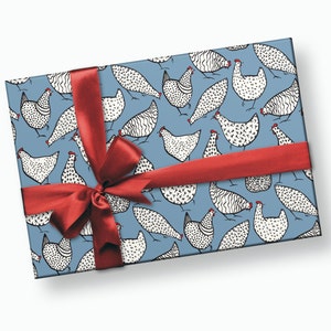 Papier cadeau poule, emballage cadeau ferme, emballage cadeau poulet, cadeau poulet, cadeau coq, cadeaux ferme pour femmes, cadeaux poulet mignon, papier cadeau