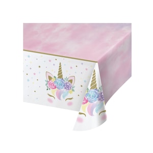 Tovaglia a tema unicorno - Tovaglia per feste a tema unicorno, compleanno unicorno, decorazioni per feste a tema unicorno, decorazioni per feste a tema unicorno, decorazioni per compleanni a tema unicorno