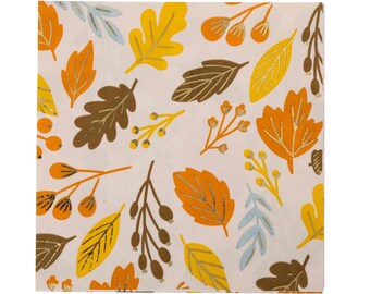Drankservetten herfstblad: verjaardagsversieringen herfstoogst, feestartikelen pompoenpatch, vriendenfeest, babyshower herfst