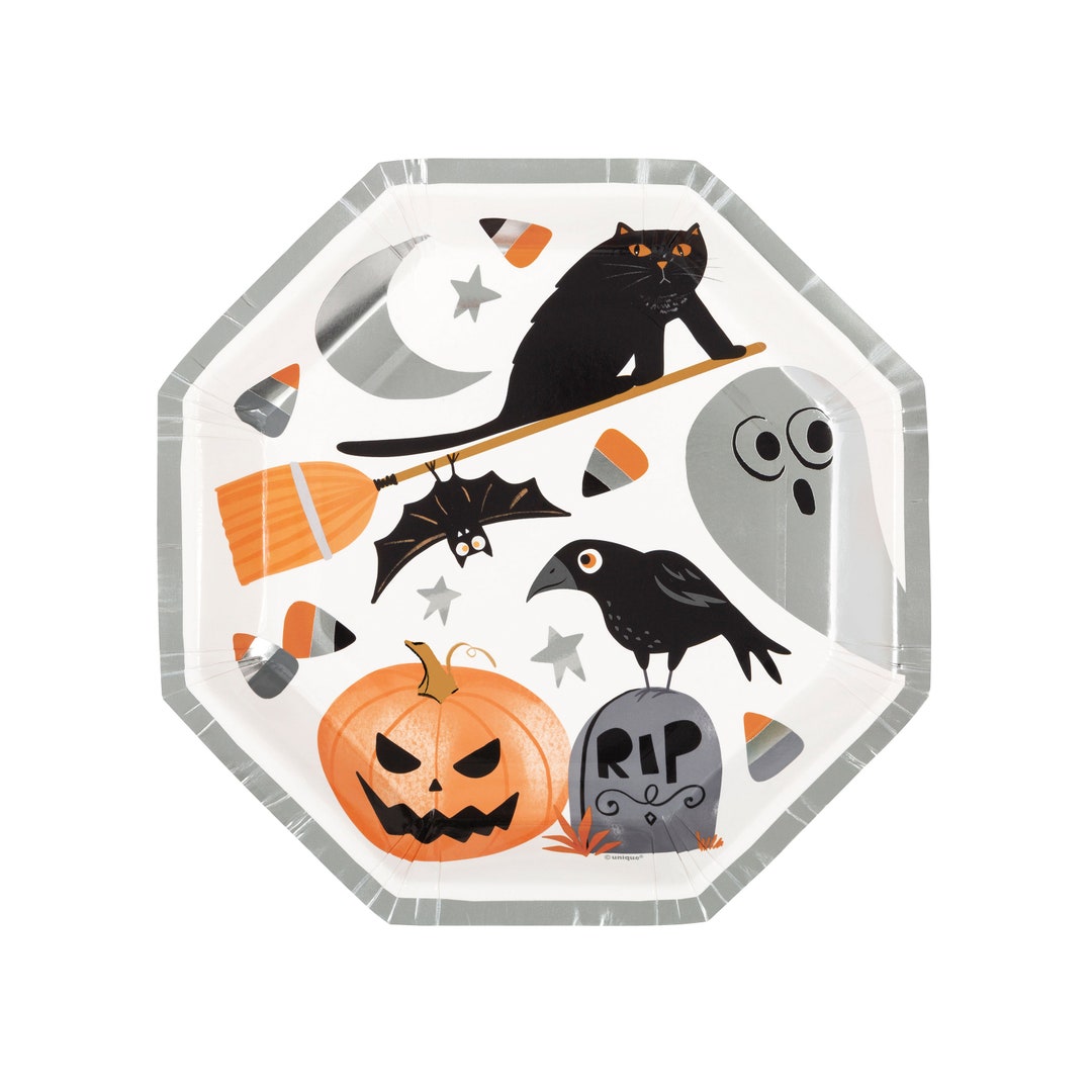 Halloween Dinner Plates Halloween Party Supplies, Halloween Table