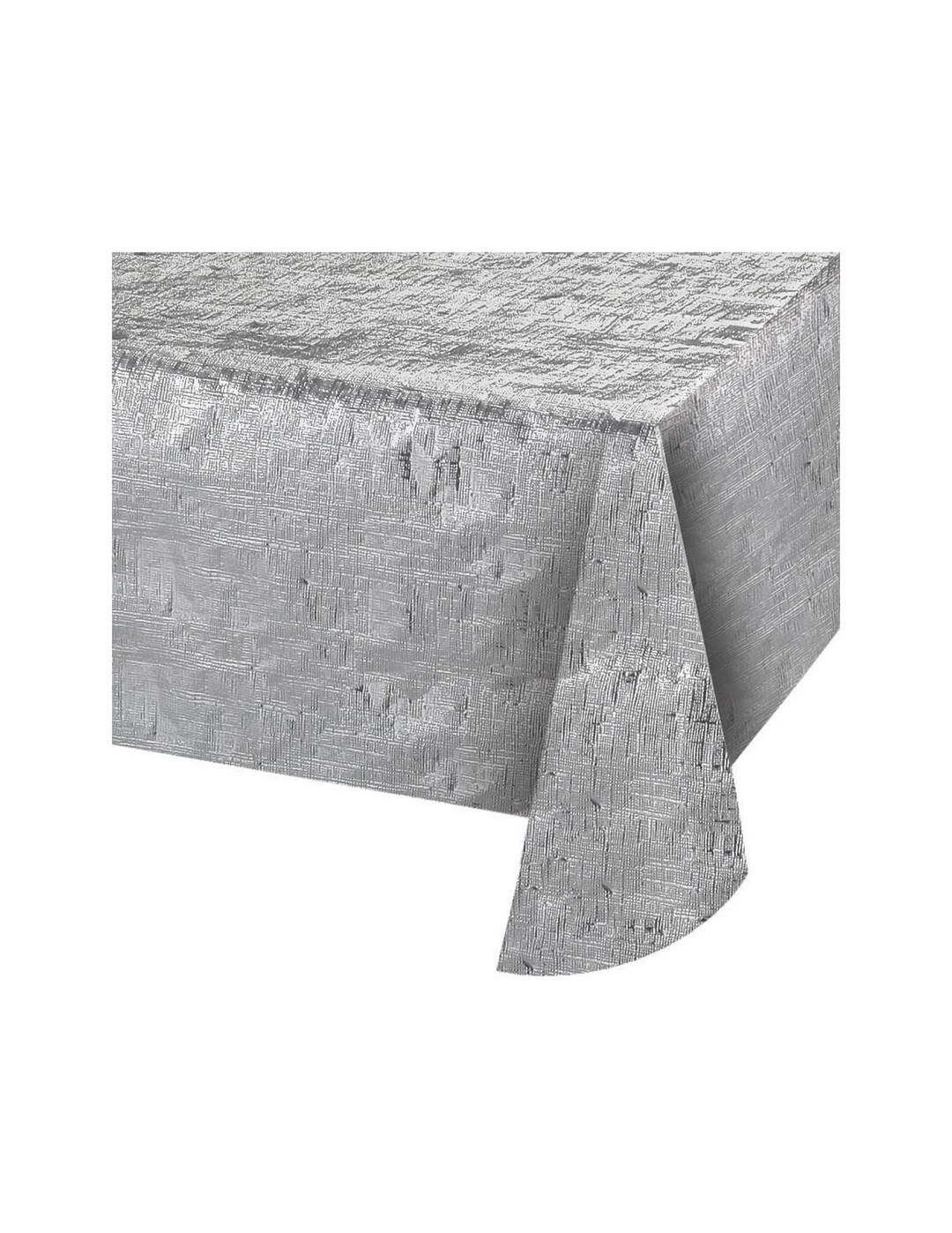 Metallic Silver Tablecloth Silver Party Supplies, Silver Wedding