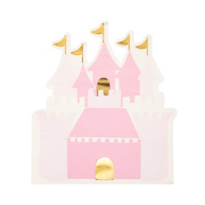 Princess Castle Napkins, Fairytale Princess Birthday Decorations, Magical Princess Party Supplies, Princess Baby Shower, Birthday Napkins