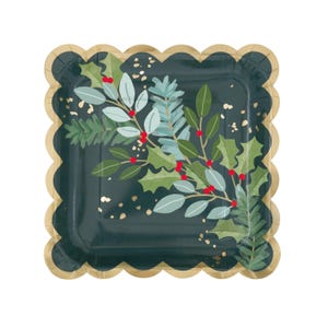 Holiday Dinner Plates - Christmas Party Decorations, Office Holiday Party, Christmas Party Plates, Holiday Party Supplies, Christmas Plates