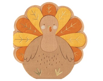Servetten Turkije - Thanksgiving-feestartikelen, Thanksgiving-servetten, verjaardagsversieringen oogst, decoraties Thanksgiving, herfstbabyshower