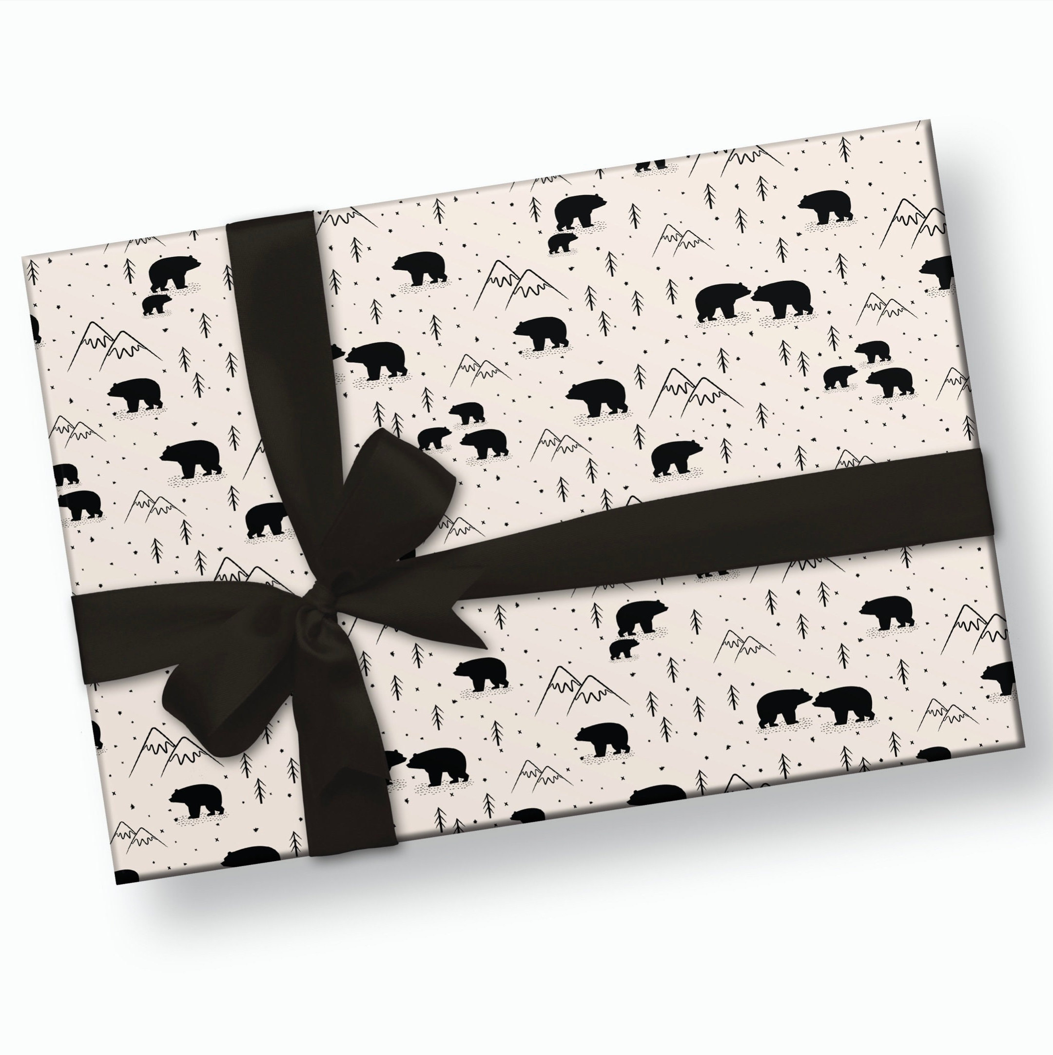 Buy Bear Wrapping Paper Lumberjack Party, Bear Baby Shower, Mountain Baby  Shower, Christmas Wrapping Paper, Gift Wrap, Shower Wrapping Paper Online  in India 