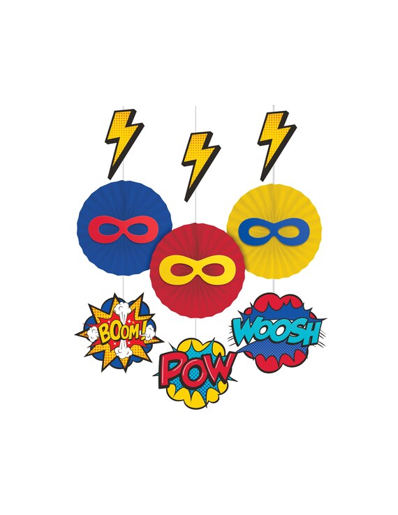 Superhero Party Decorations Superhero Birthday Decorations