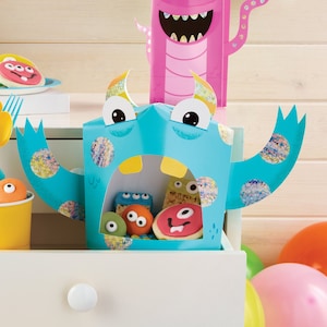 Monster Party Centerpiece - Monster Birthday Centerpiece, Monster Party Decorations, Monster Birthday Supplies, Monster Table Decorations