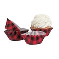 100 Buffalo Plaid Cupcake Liners - Lumberjack First Birthday, Lumberjack Baby Shower, I Do BBQ, Buffalo Plaid Baby Shower, Cupcake Wrappers